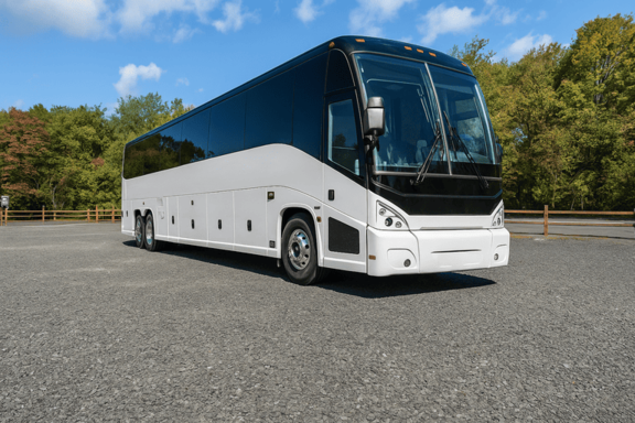 Charter Bus Rental Camden 56 Passenger Charter Bus